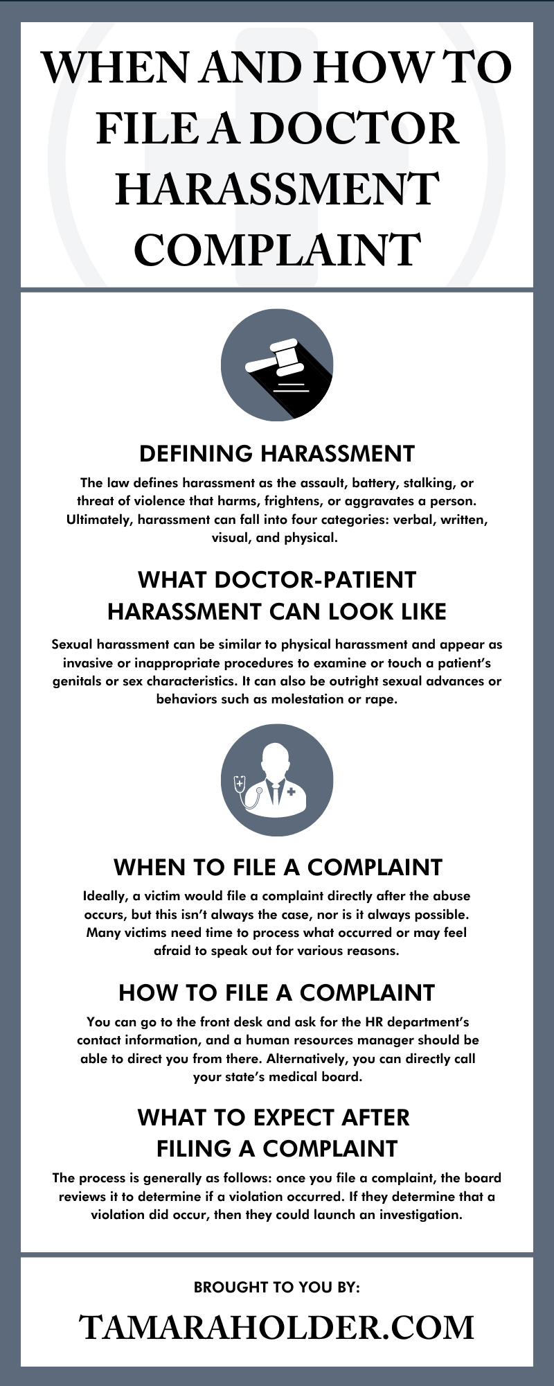 When and How To File a Doctor Harassment Complaint