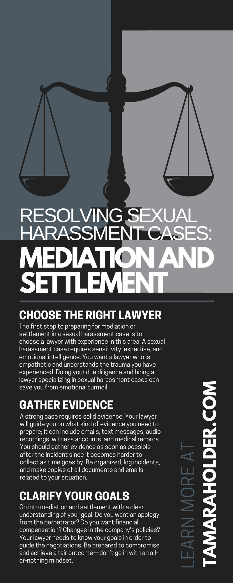 Resolving Sexual Harassment Cases: Mediation and Settlement