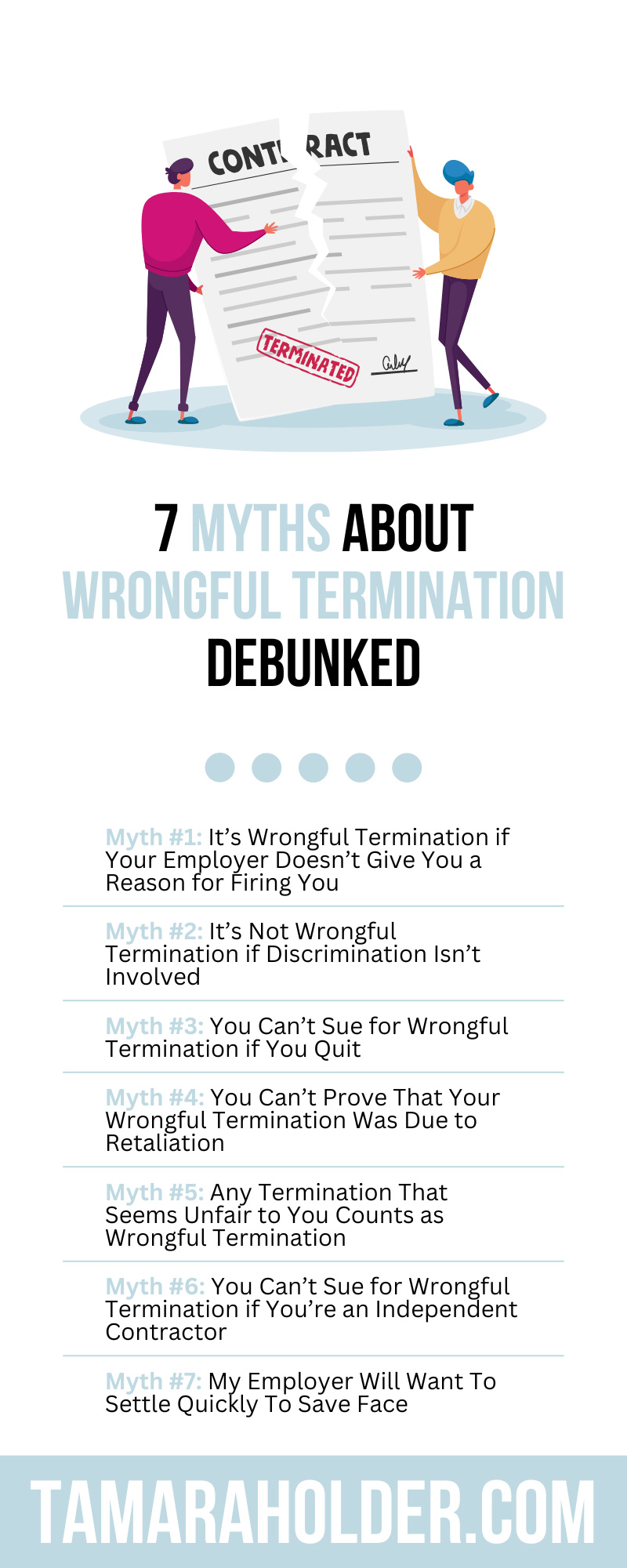 7 Myths About Wrongful Termination Debunked
